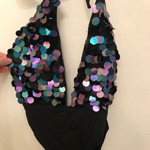 Sequin Bodysuit Forever 21